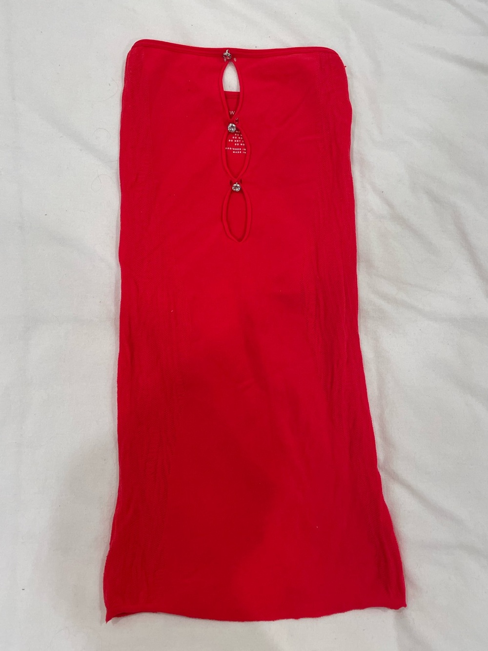 White Fox Boutique O/S Red Mini Dress